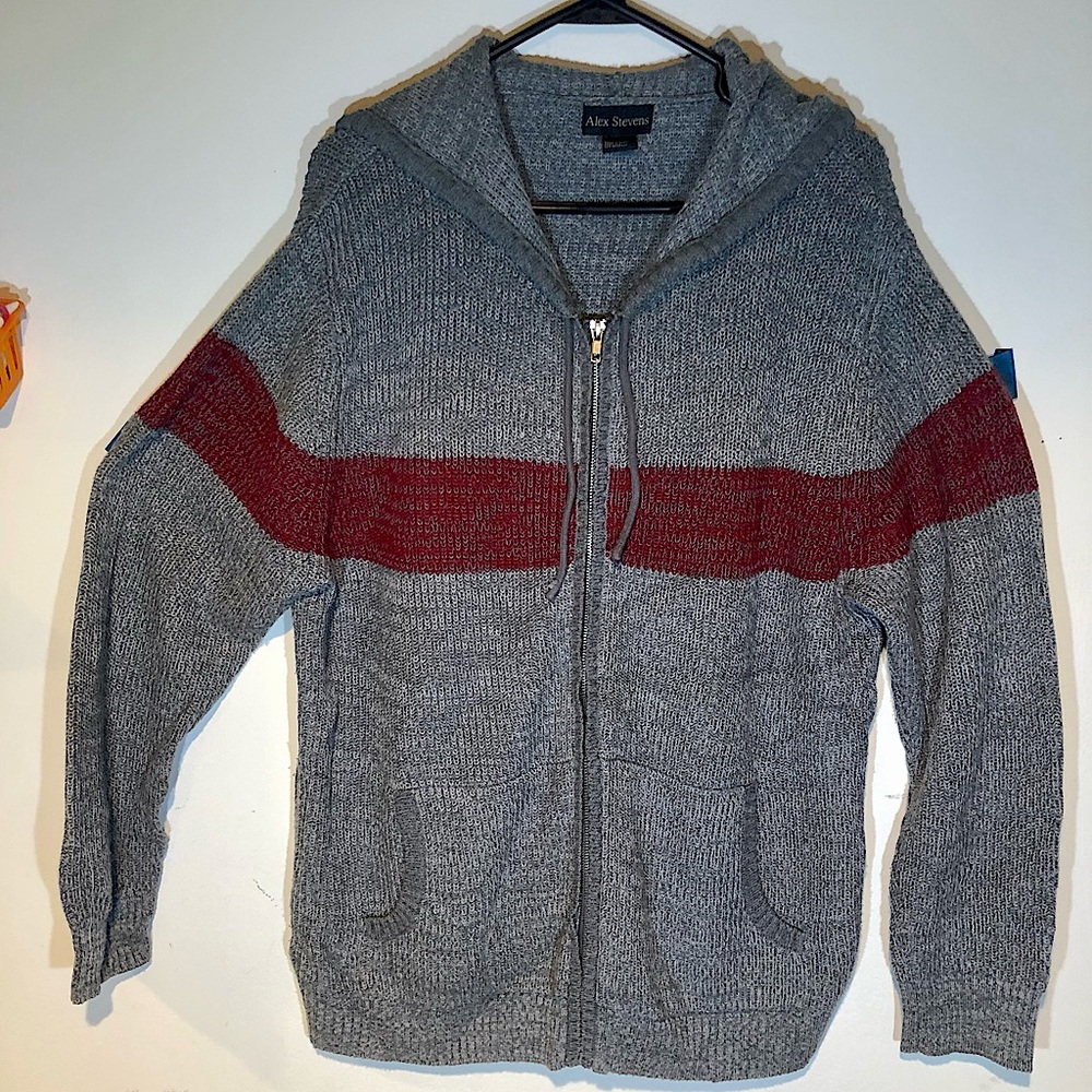 AlexStevens Hoodie Sweater. 100% Cotton. XL .Lightly worn,newer condition. Yum.